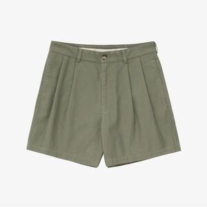 Aimé Leon Dore Double Pleated Green Shorts